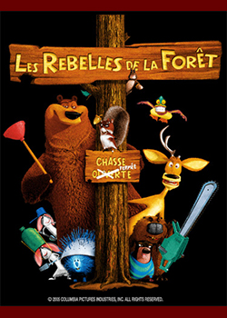 t-shirt promo du film les Rebelles de la Forêt simulation