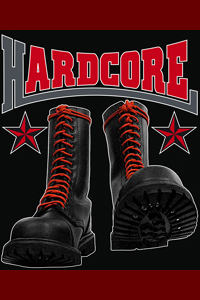 dos du t-shirt Boots pour la marque Hardcore