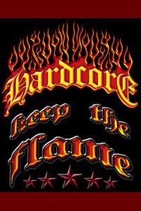 dos du t-shirt Keep The Flame pour la marque Hardcore