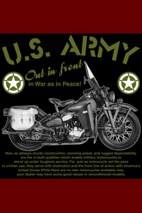t-shirt US army